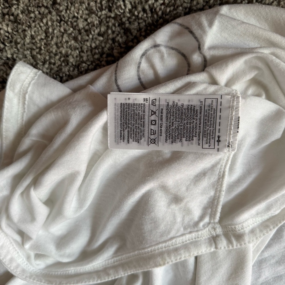 Adidas Classic White Racerback Tank - Picture 6 of 8